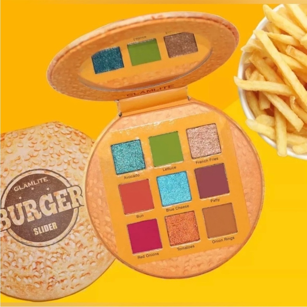 Glamlite Burger Slider Eyeshadow Palette